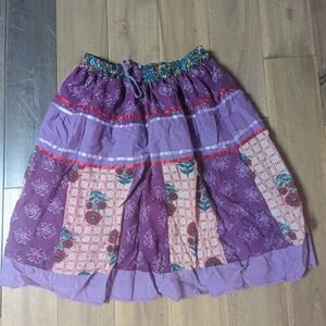 Elegant Floral A-Line Skirt